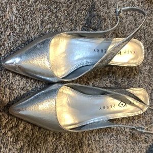 Katy Perry Silver Heels